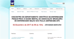 Desktop Screenshot of abensp.org.br