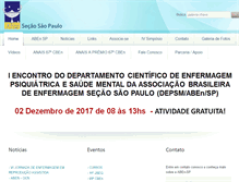 Tablet Screenshot of abensp.org.br